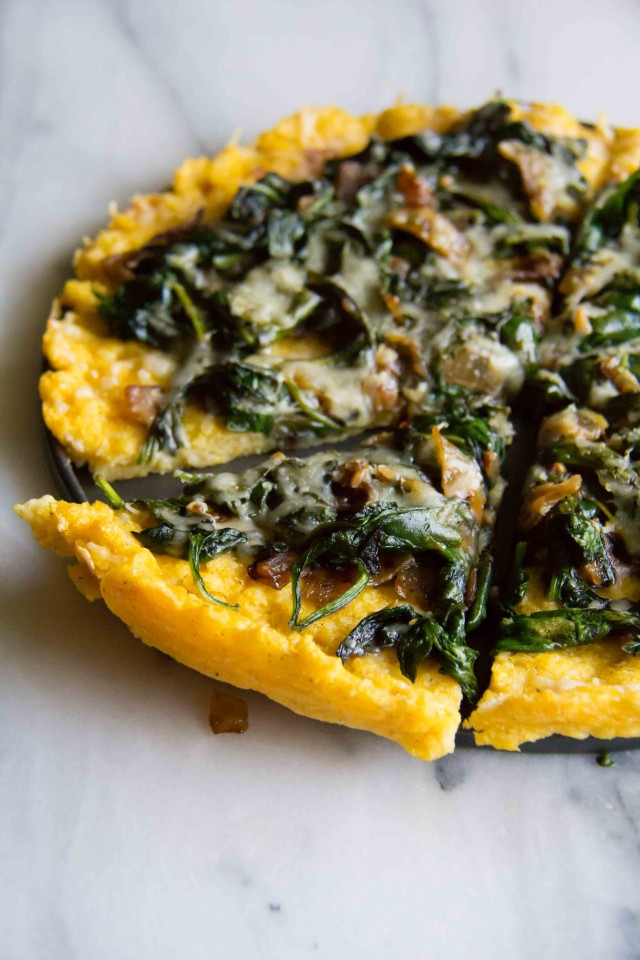 Polenta Tart with Asiago Spinach (5 of 7)