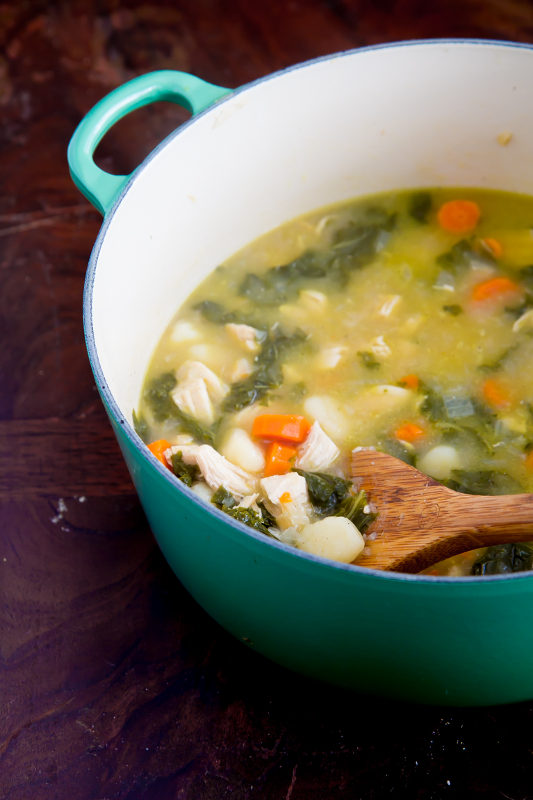 One-Pot Chicken & Gnocchi Soup...the perfect (EASY) dinner!