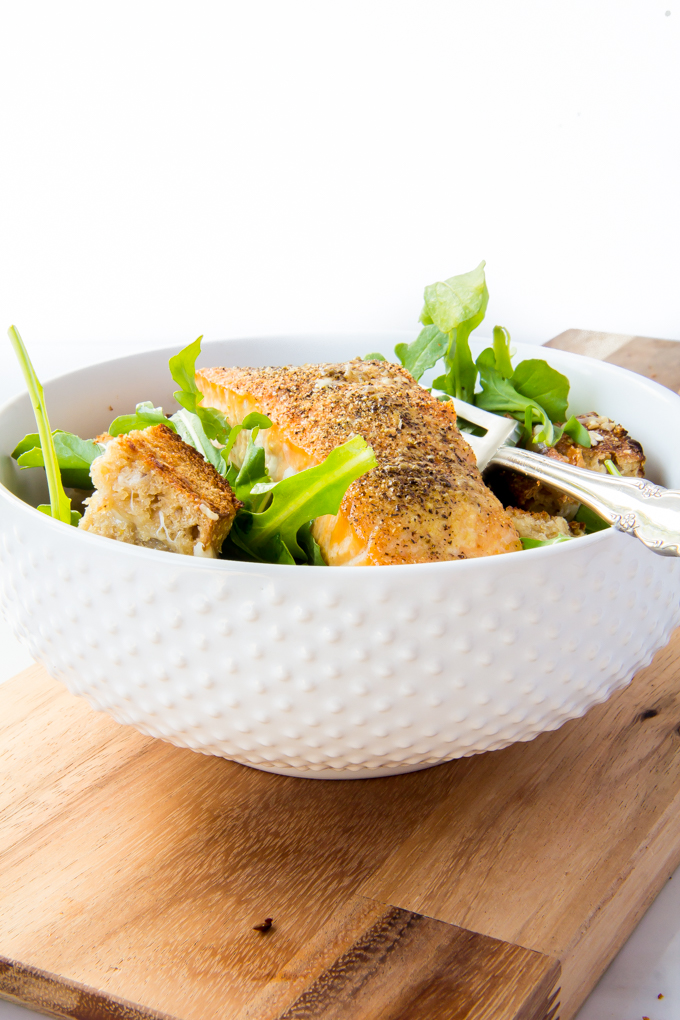 Grilled Cheese Salmon Salad \\ immaEATthat