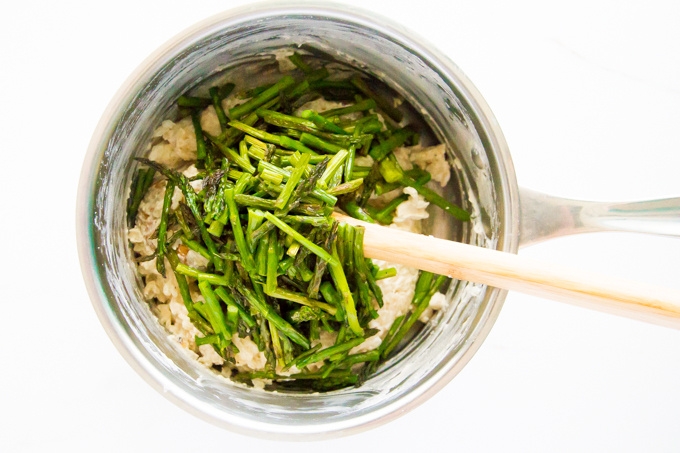 creamy coconut asparagus risotto \\ immaEATthat