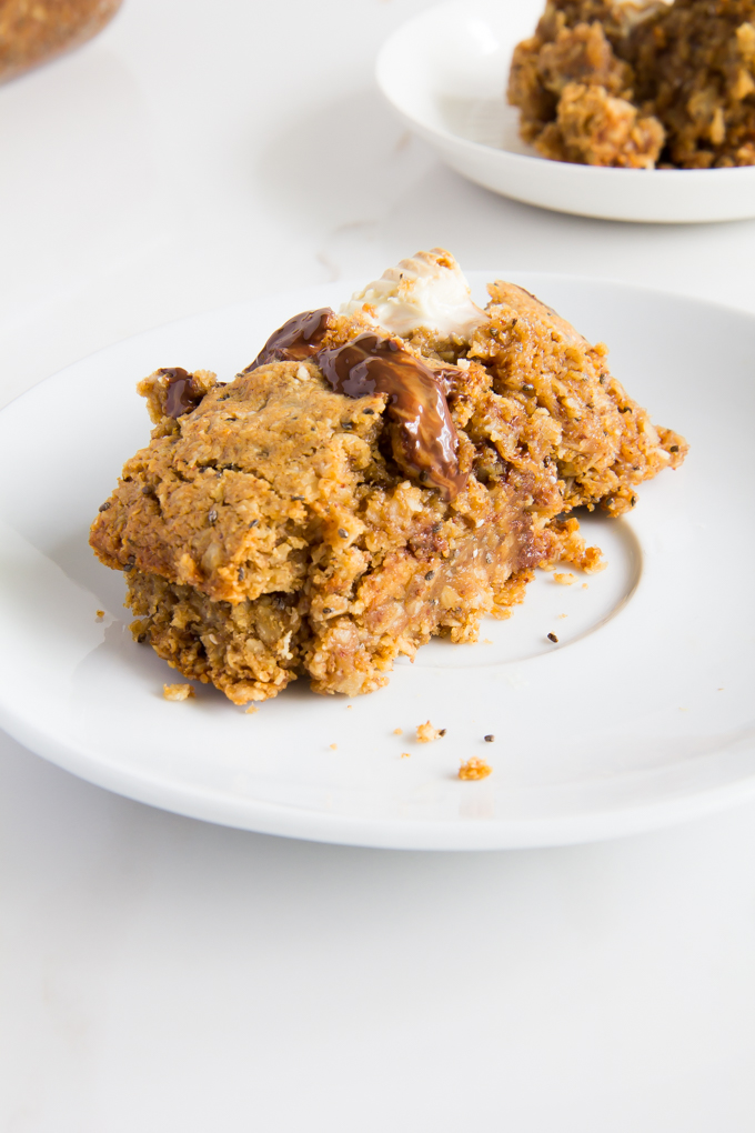 thick & chewy almond butter granola bars \\ immaEATthat