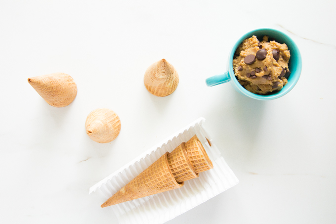 cookie dough ice cream cones \\ immaEATthat