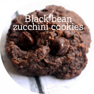 black bean zucchini cookies