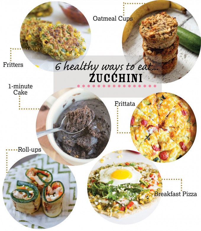 6 Healthy Ways to Eat Zucchini | immaEATthat.com