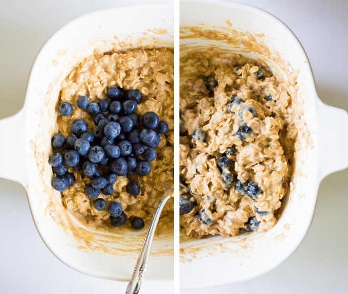 Peanut Butter Chip & Blueberry Oatmeal Breakfast Cookies | immaEATthat.com