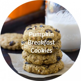 24 pumpkin breakfast cookies