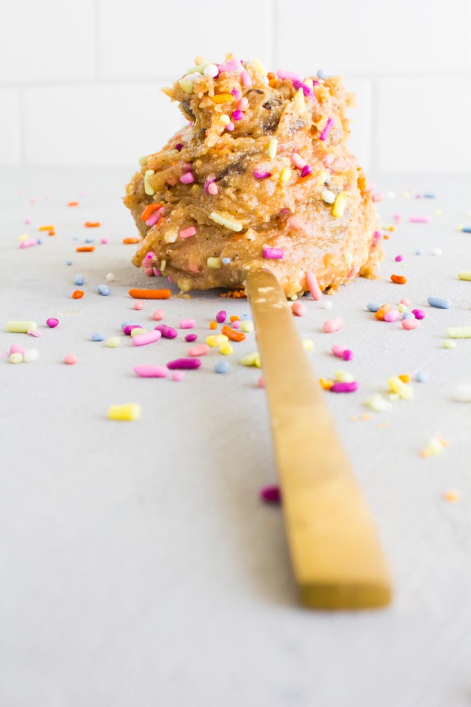 protein cookie dough for ONE! | immaEATthat.com