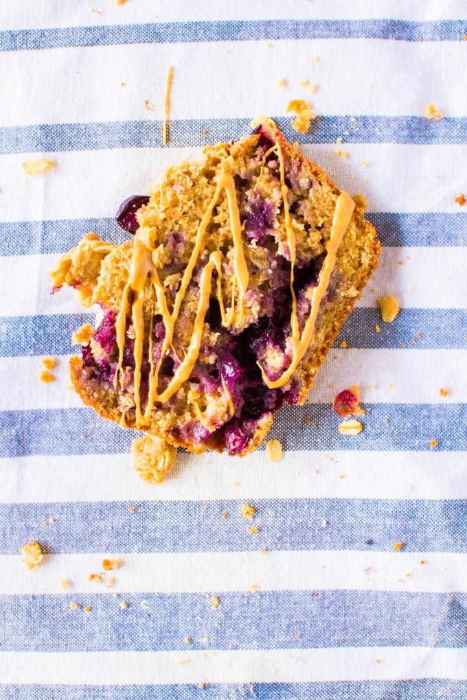 blueberry muffin streusel bread | immaEATthat.com