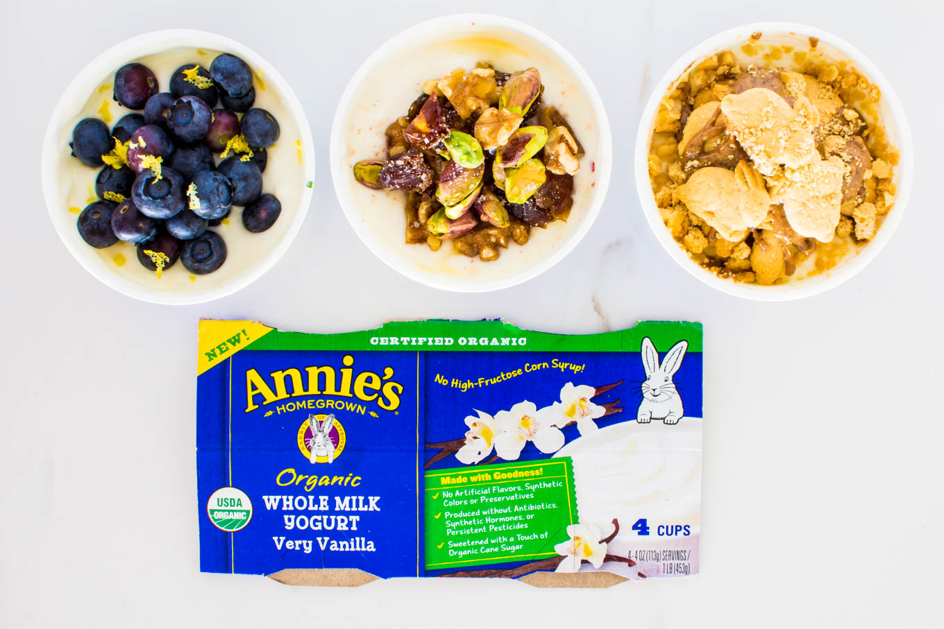 Annie's whole milk yogurt | immaEATthat.com #sponsored