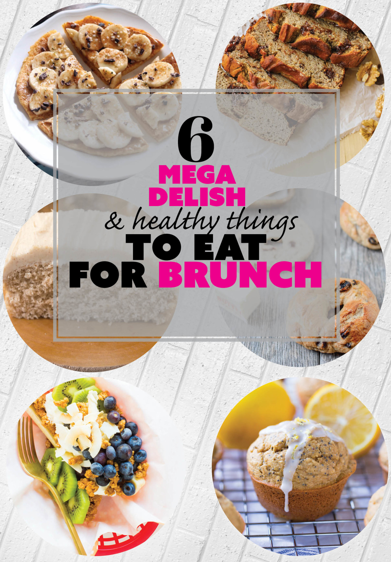 6 delicious brunch ideas! Breakfast banana splits, poppy seed muffins, cinnamon roll cake AND MORE | immaEATthat.com