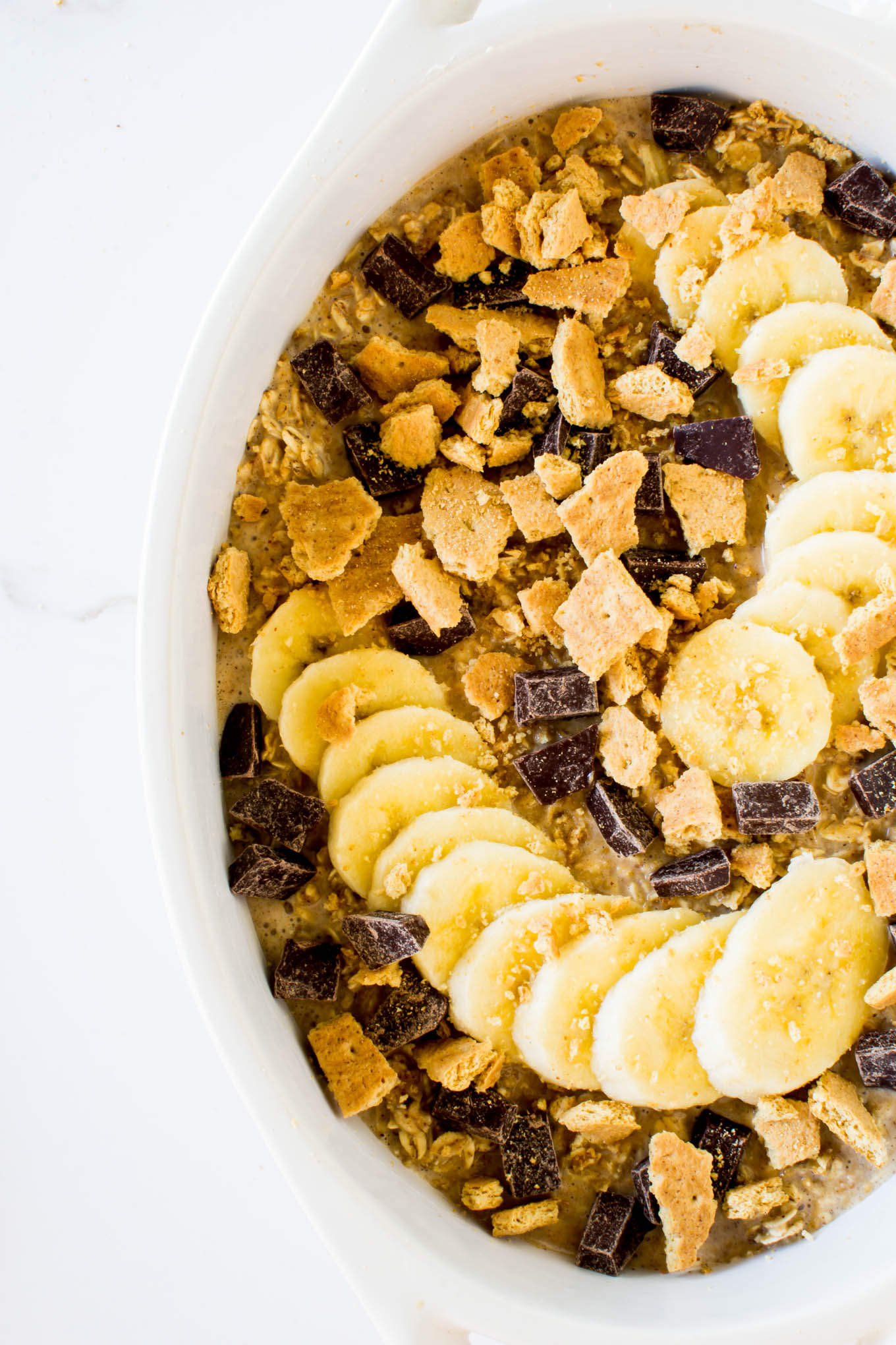 s'mores baked oatmeal | immaEATthat.com