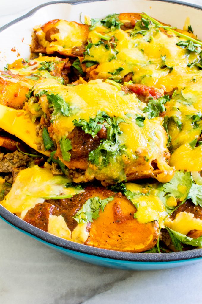 sweet potato mexican lasagna | immaEATthat.com