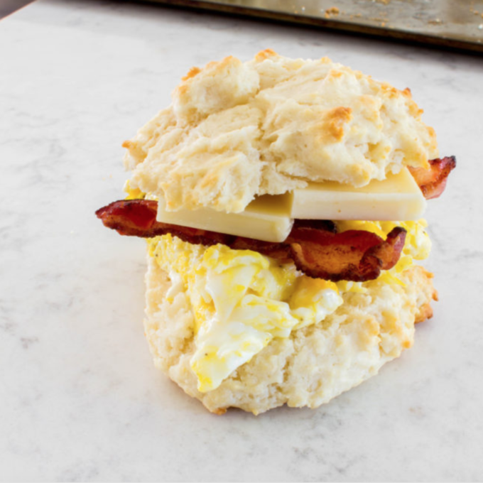 The Best Breakfast Biscuits (made into the best breakfast sandwiches!)