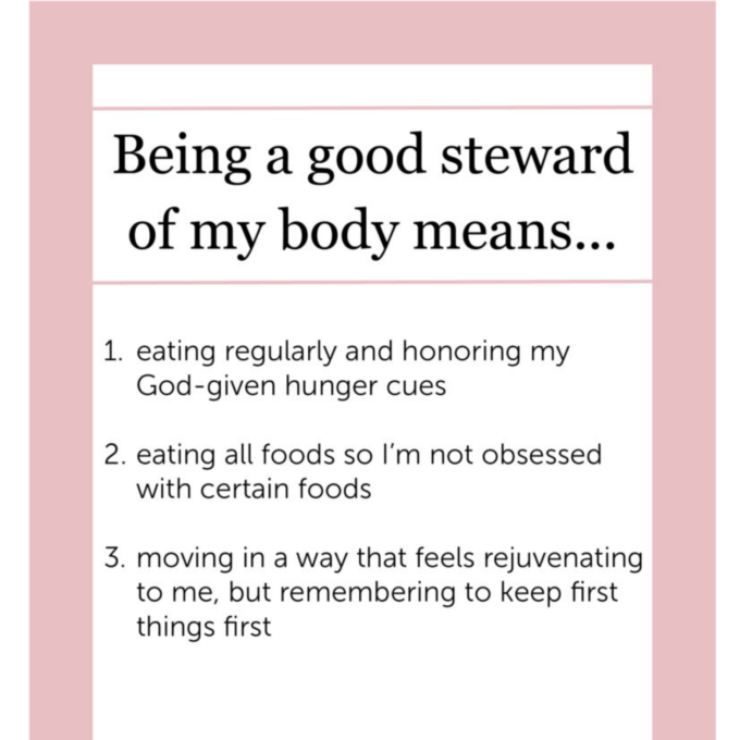 Biggest barrier to having a relationship with God was being a “good steward” of my body.