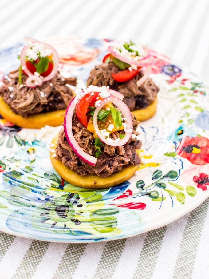 A way to eat beef I’d never tried before: Mexican Sopes!